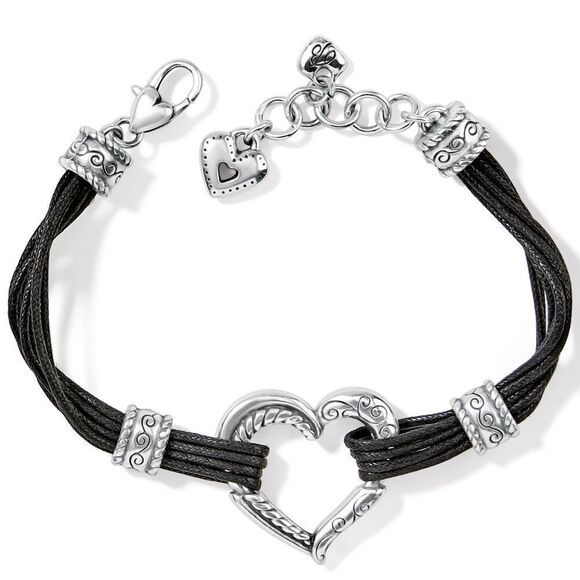Brighton black‎ and silver Heritage Heart bracelet - Picture 5 of 5